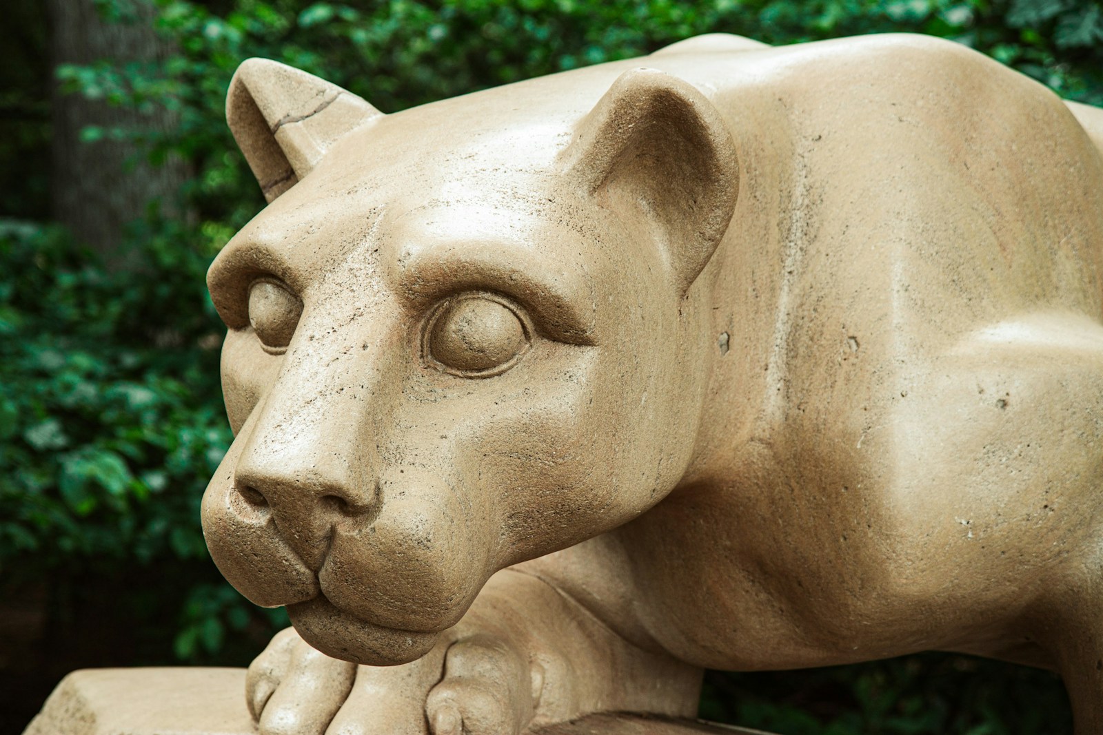 The Lion Shrine at Penn State University. We are!